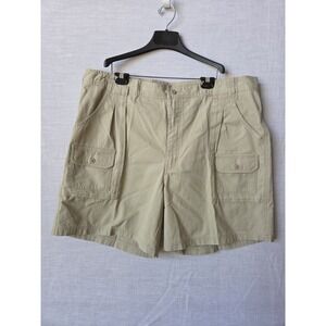 Cabela's Cargo Shorts 7 Pocket Hiker Shorts Mens Size 44 Khaki Tan Outdoor